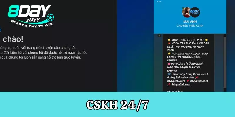 liên hệ 8day CSKH 24/7