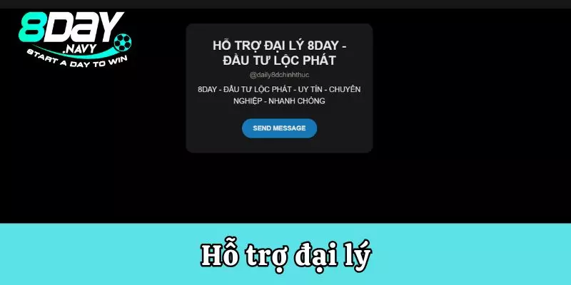 liên hệ 8day Hỗ trợ đại lý