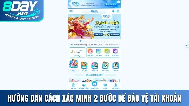 Cách xác minh 2 bước để bảo vệ tài khoản