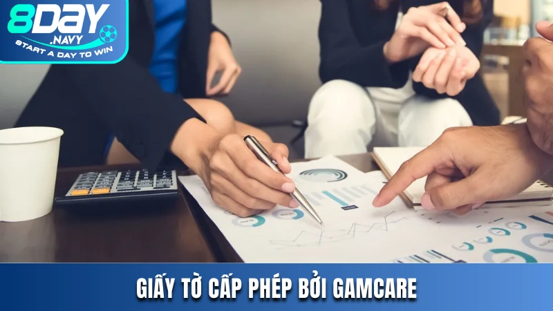 Giấy Tờ Cấp Phép Hoạt Động Của Nhà Cái 8DAY Thể Hiện Uy Tín Giấy tờ cấp phép bởi GamCare