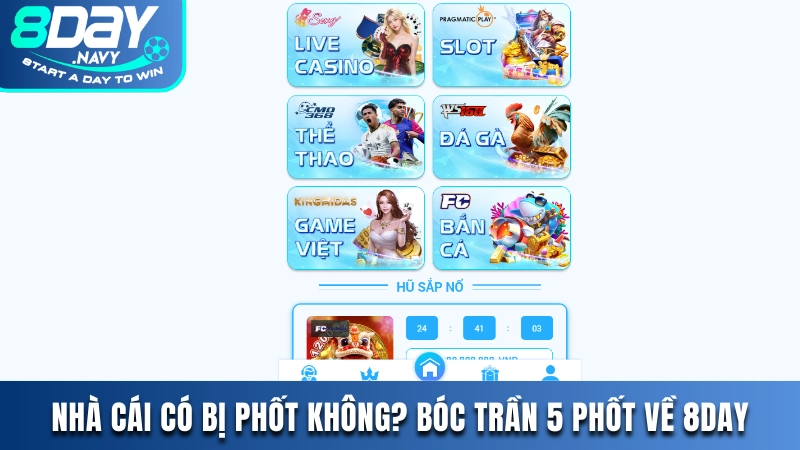Nhà Cái 8DAY Có Bị Phốt Không? Bóc Trần Sự Thật Về Thương Hiệu Nhà cái 8DAY có bị phốt không