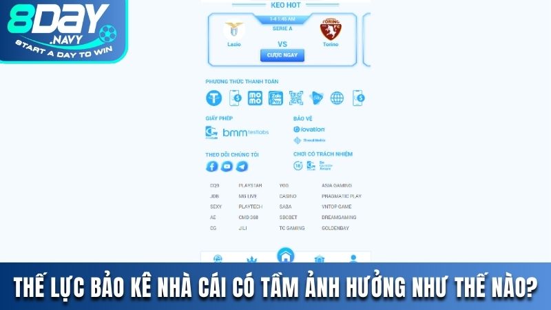 Thế lực bảo kê nhà cái có tầm ảnh hưởng như thế nào?