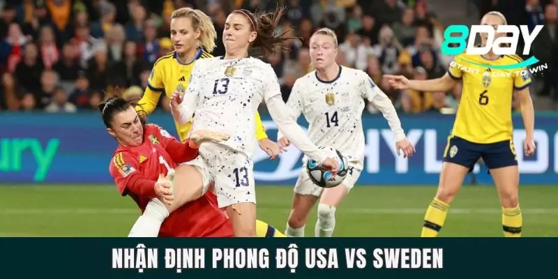Dự Đoán Trận USA Vs Sweden Ngày 6/8/2025 Lúc 03h00 Nhận định phong độ USA vs Sweden